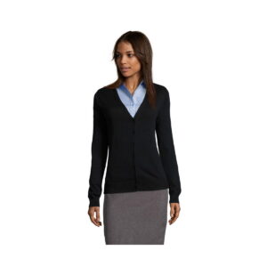 GOLDEN WOMEN V NECK CARDIGA GOLDEN WOMEN s90012-bk