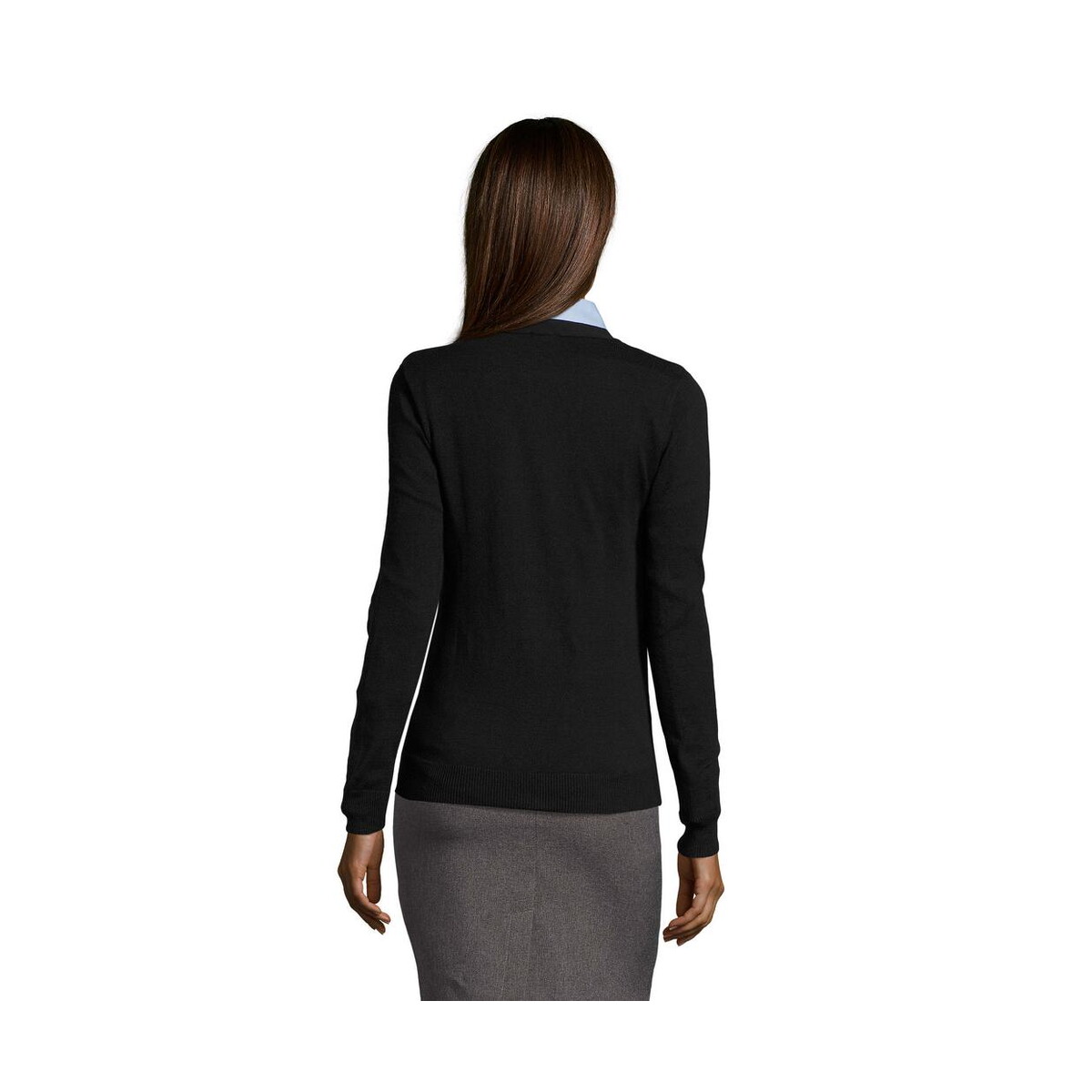 Swetry z logo – golden women v neck cardiga golden women s90012-ny-back GOLDEN WOMEN V NECK CARDIGA GOLDEN WOMEN s90012-ny-back