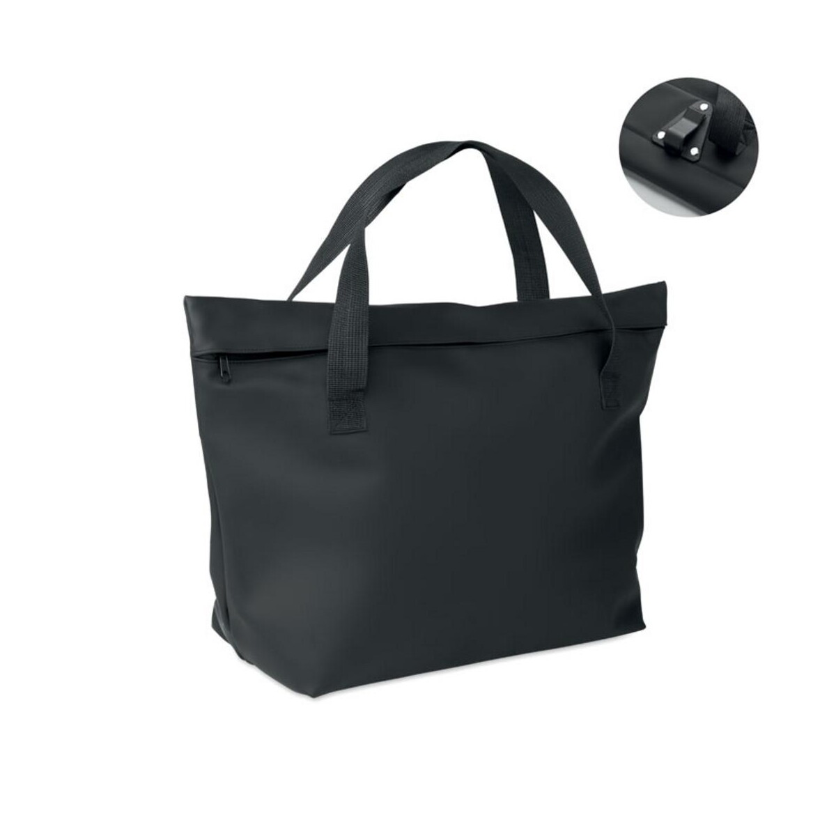 Torba na zakupy rowerowe PU 10L RIDE TOTE BAG – czarna mo3216-03 Torba na zakupy rowerowe PU 10L RIDE TOTE BAG - czarna