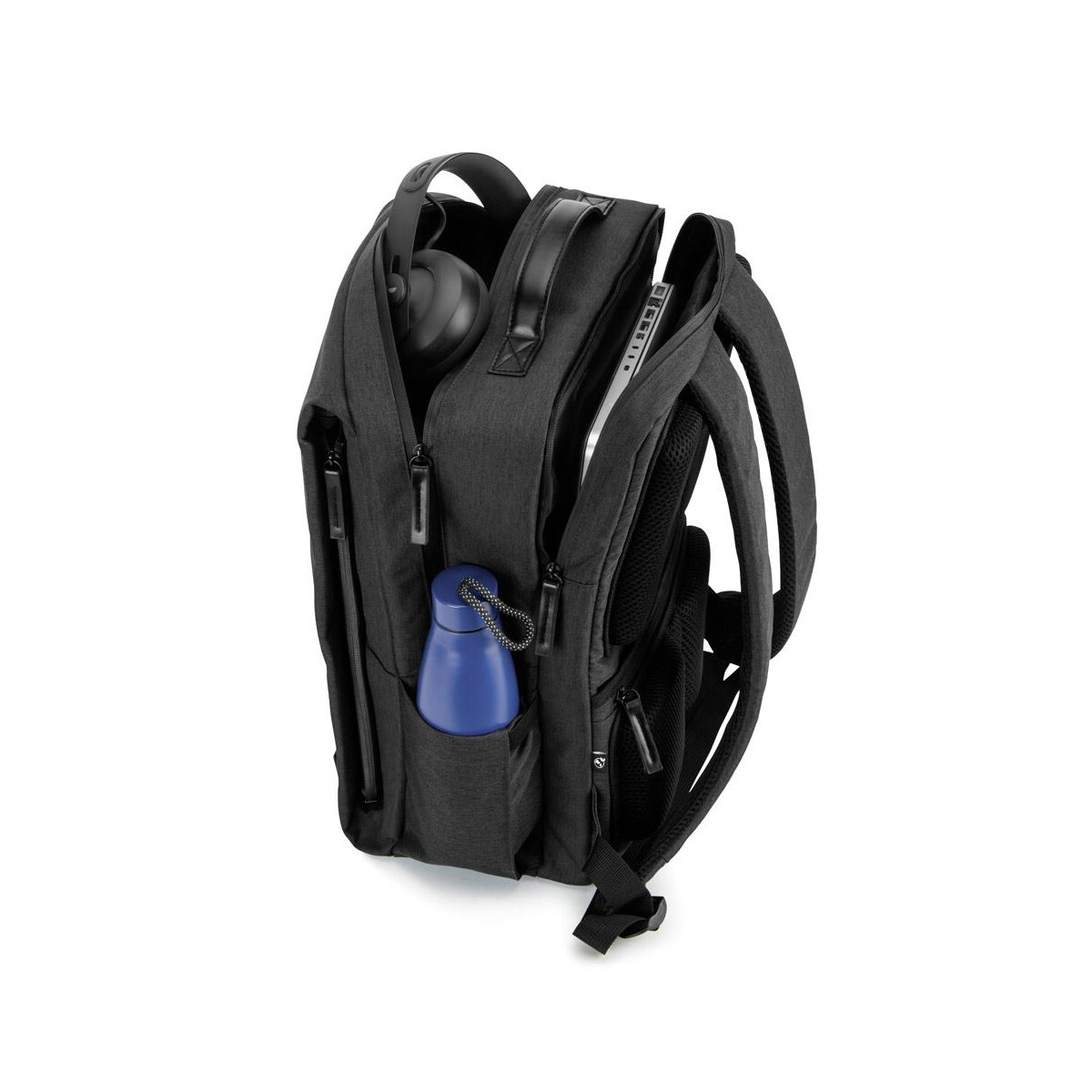 Torby na laptopa z logo – glasgow. plecak na laptopa (17″) wykonany z poliestru o wysokiej gęstości 600d pochodzącego z recyklingu (20l) 92542_133-f GLASGOW. Plecak na laptopa (17