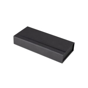 KINGSLEY. Zestaw składający się z 1 długopisu kulkowego i 1 pióra kulkowego z aluminium, z niebieskim tuszem Dokumental® 91990_box
