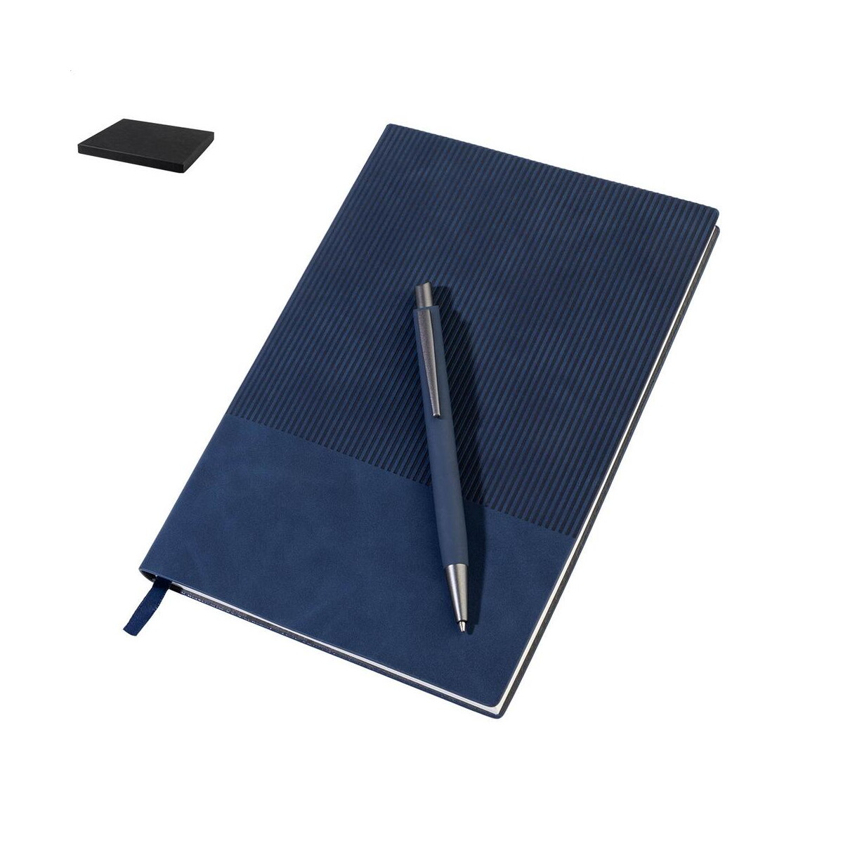 Zestawy piśmiennicze z logo – strium sada s blokem AP800846-06A Strium sada s blokem AP800846-06A